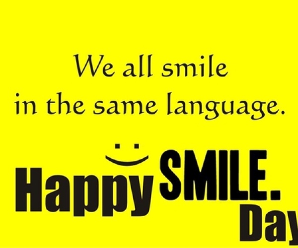 Smile! And have courage and always be kind Image